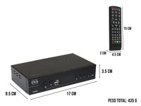 Decodificador Convertidor Digital Tv Hdmi 1080p Full Hd