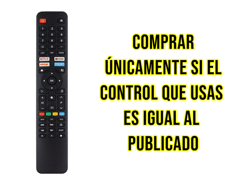 Control Para Ghia Smart TV