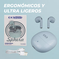 Audífonos Bluetooth Control Táctil Ergonómicos Ligeros