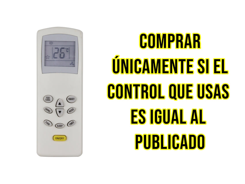 Control Para Daewoo Aire Acondicionado