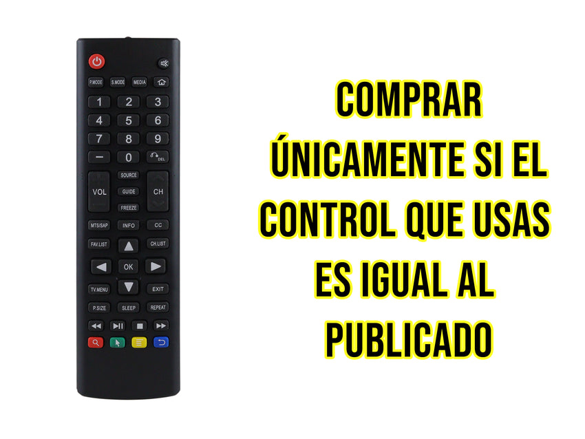 Control Para Ghia Smart TV