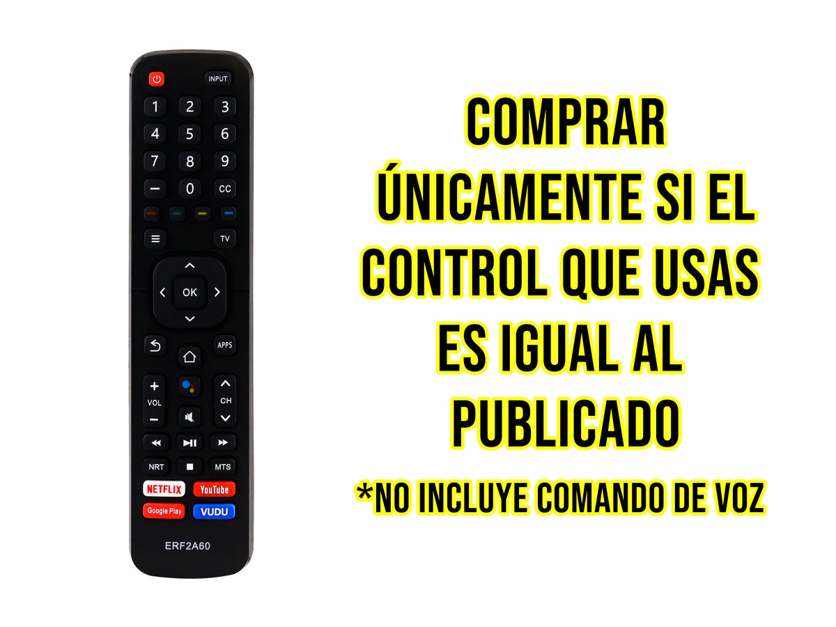 Control Para Hisense Smart TV