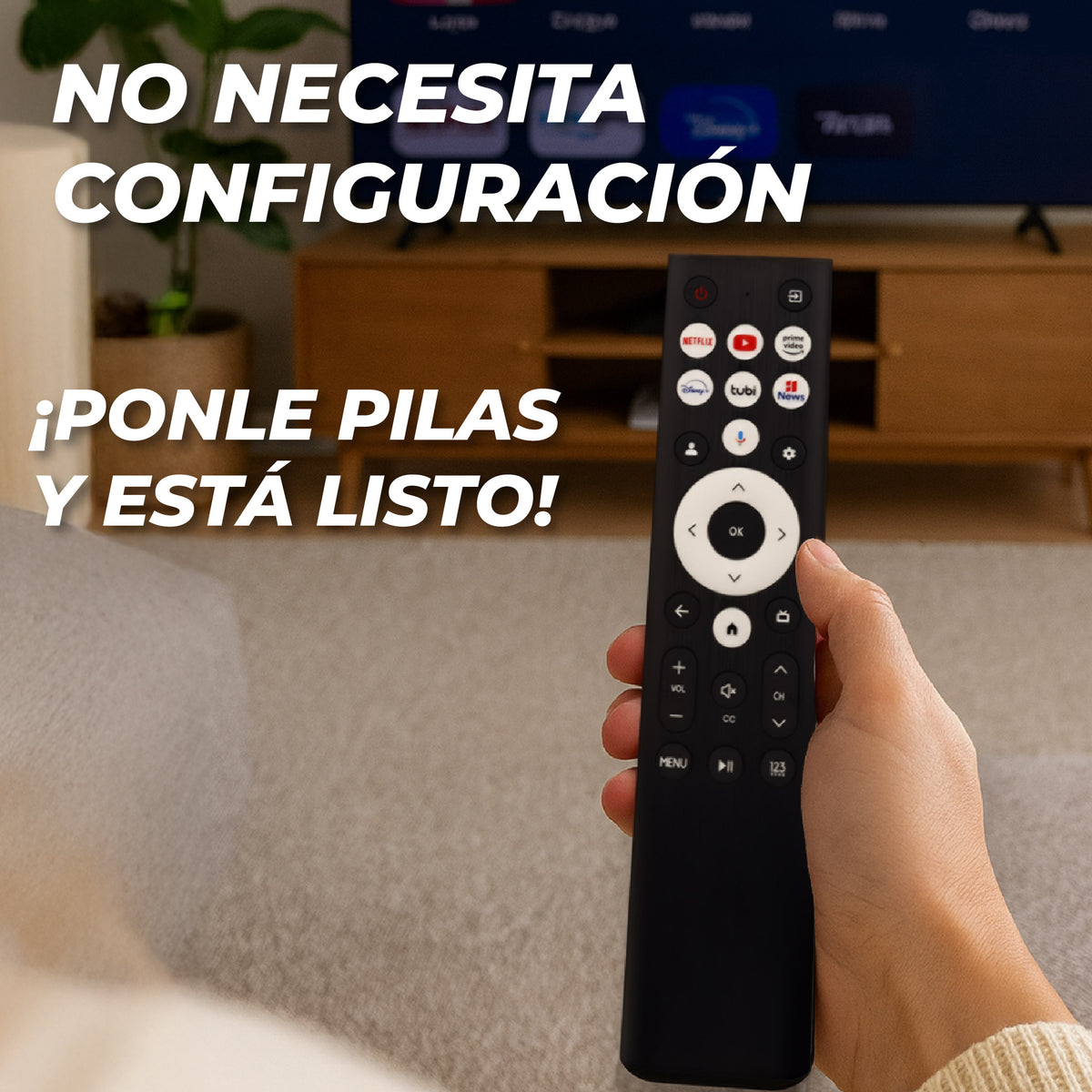 Control Remoto Hisense 4k TV Smart TV