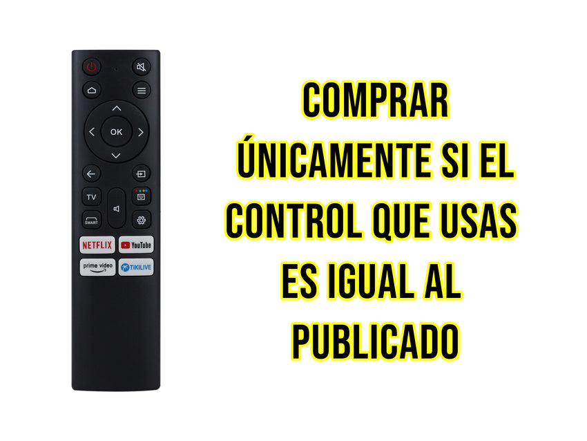 Control para Daewoo Smart Tv