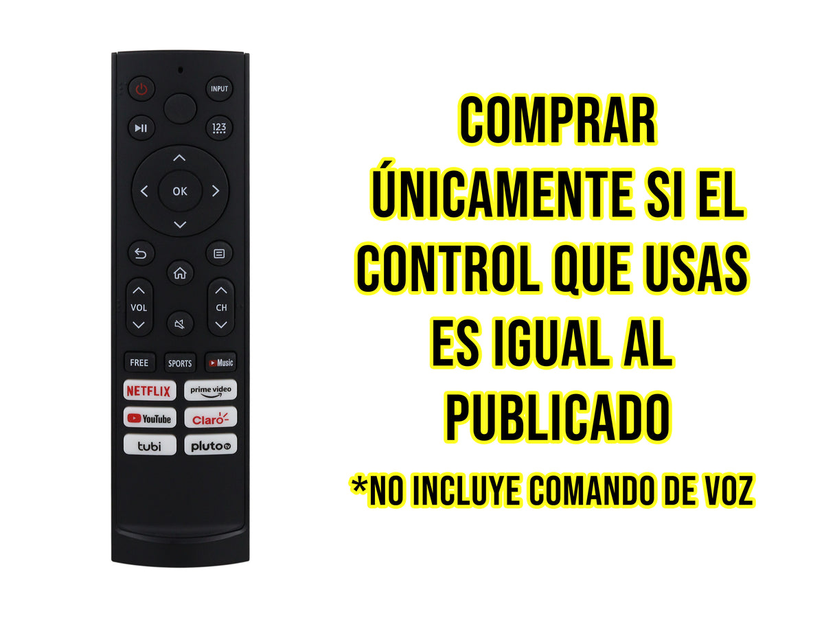 Control Para Hisense Smart TV