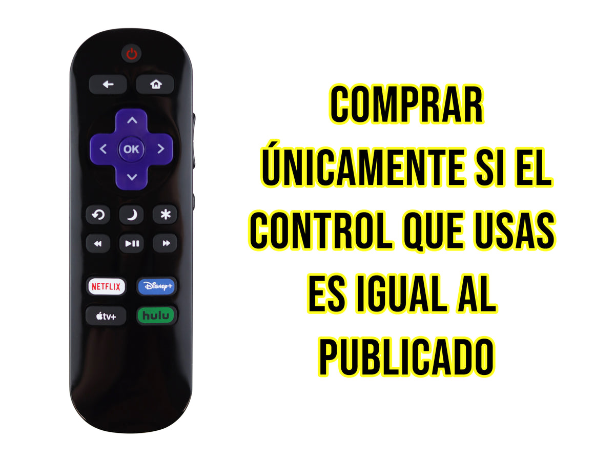 Control Para Westing House Roku Smart TV