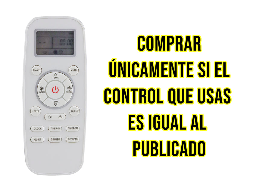 Control para York Aire Acondicionado