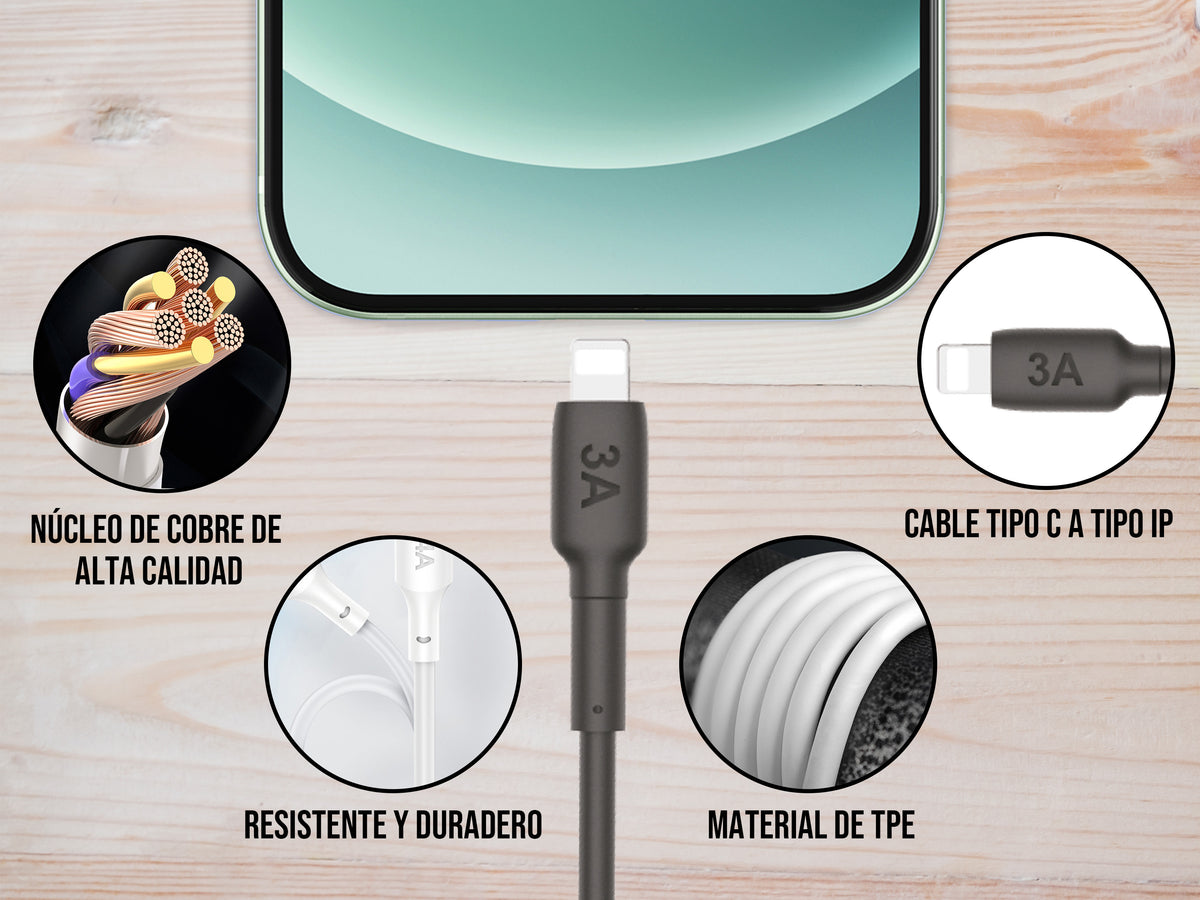 Combo Cargador para IPhone
