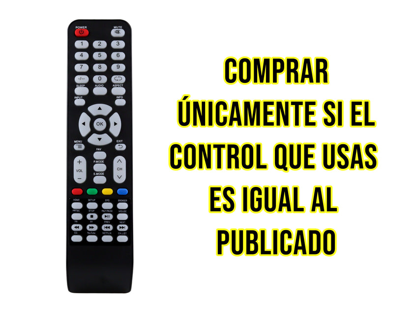 Control para K VISION Smart Tv