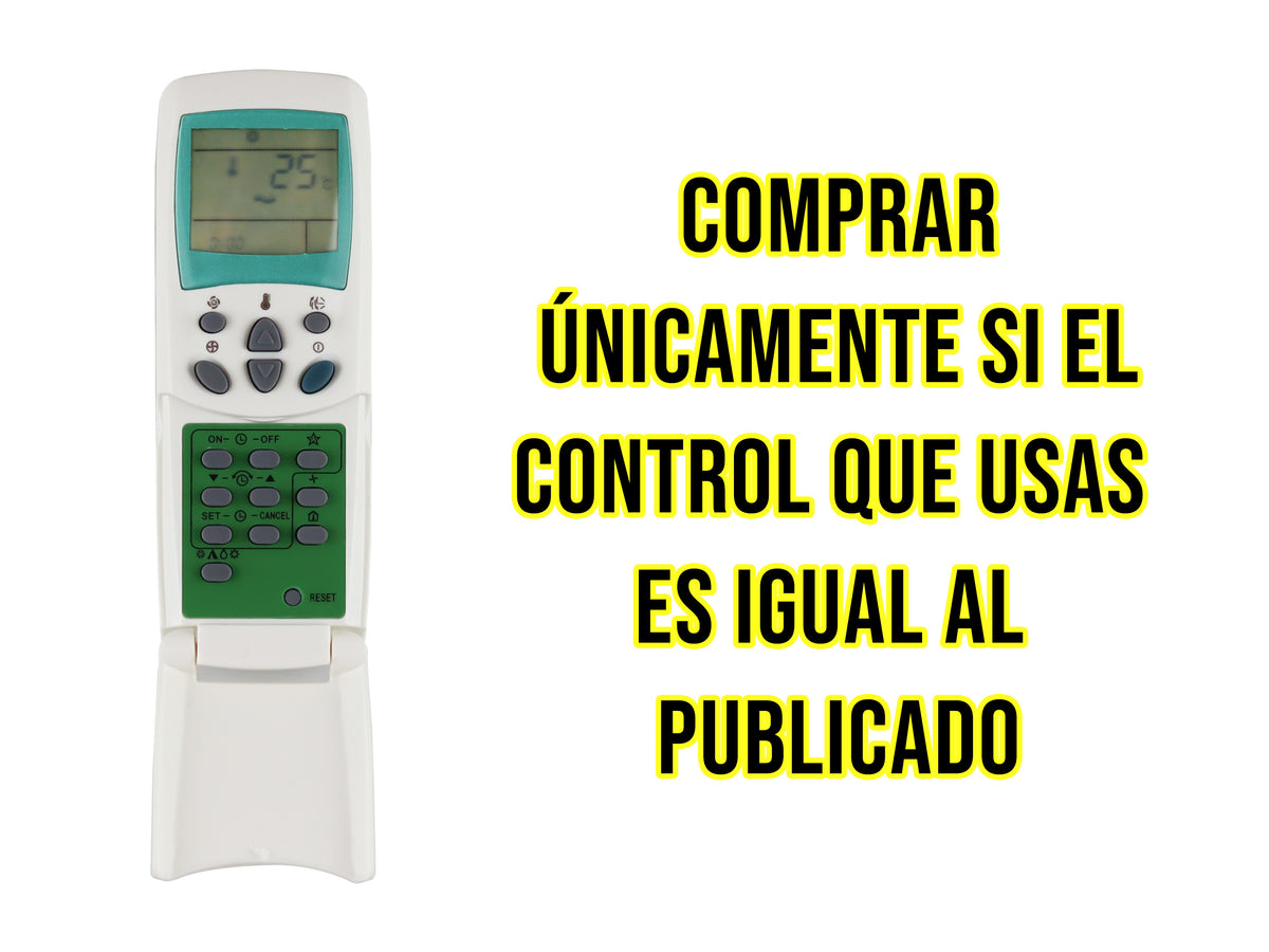Control para LG Aire Acondicionado CE-L24 | Control Remoto de Repuesto