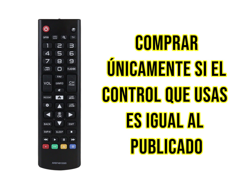 Control Para LG Smart TV