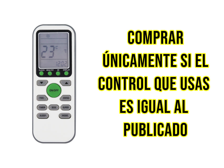 Control Para Prime Aire Acondicionado