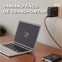 Cargador Ultra Rápido 65W GaN – Para Laptop, Tablet y Celular con Cable Tipo C Incluido
