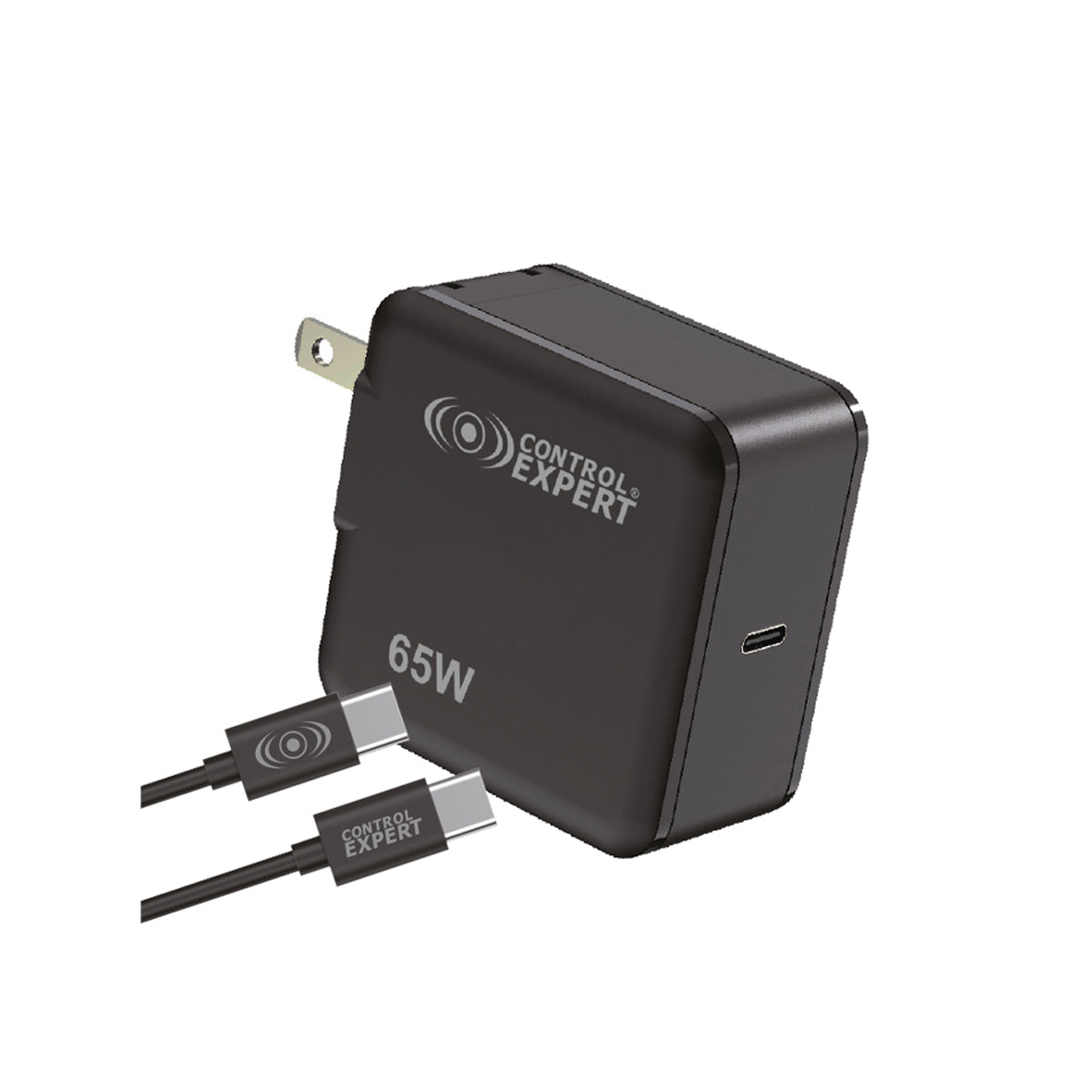 Cargador Ultra Rápido 65W GaN – Para Laptop, Tablet y Celular con Cable Tipo C Incluido