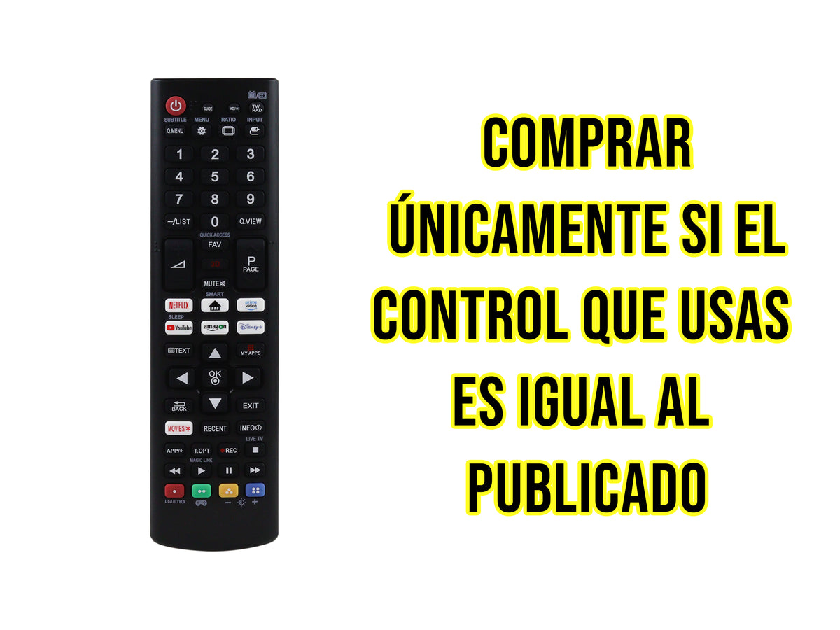 Control Para LG Smart TV