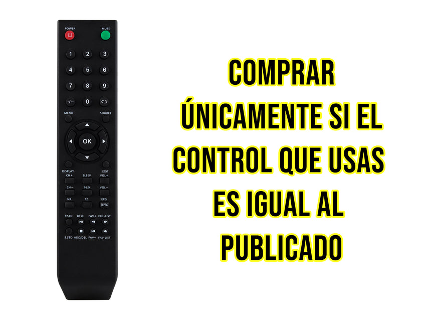 Control Para Mitsui Pantalla