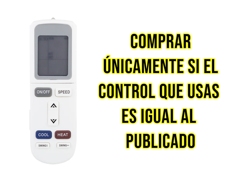 Control Para Mirage Aire Acondicionado