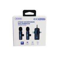 Kit de 2 micrófonos inalámbricos para celular Control Expert CE-MCP50