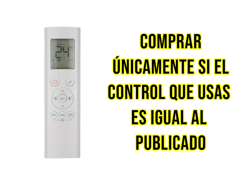 Control Para Midea Aire Acondicionado