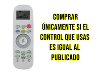 Control para Mabe Aire Acondicionado