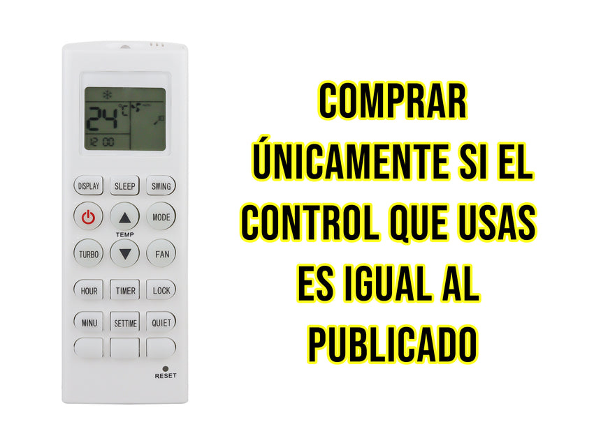 Control para Zmartech Aire Acondicionado