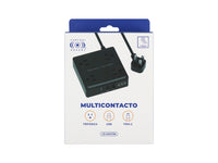 Multicontacto con 4 Salidas A 1 Puerto USB 2 Puertos Tipo