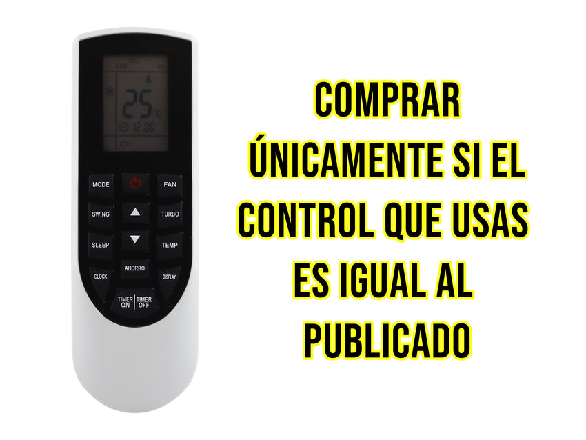 Control para Freyven Aire Acondicionado