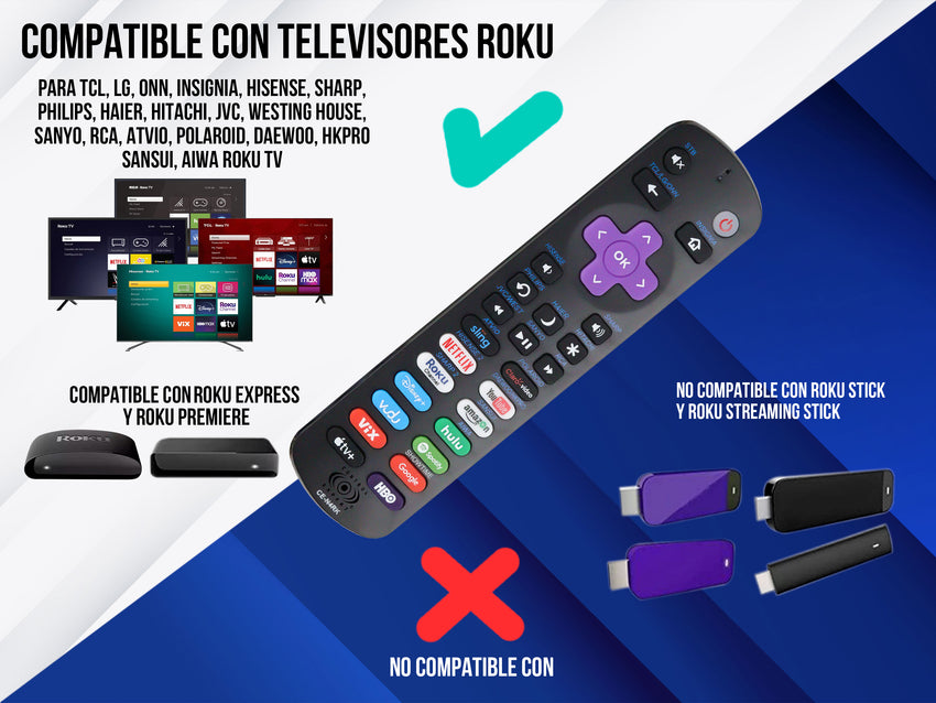 Control Universal Roku Smart TV