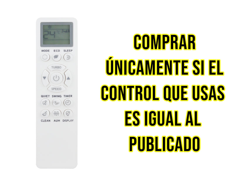 Control Para Mirage Aire Acondicionado