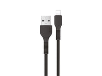 Cable USB para IPhone 1 Metro de Largo carga  Datos 2.4A - Negro