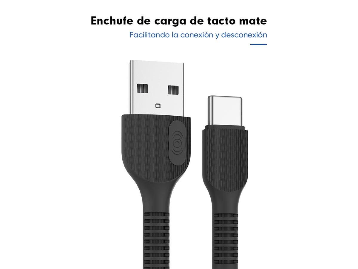 Cable USB a Tipo C Carga y Datos 1 Metro 2 - Varios