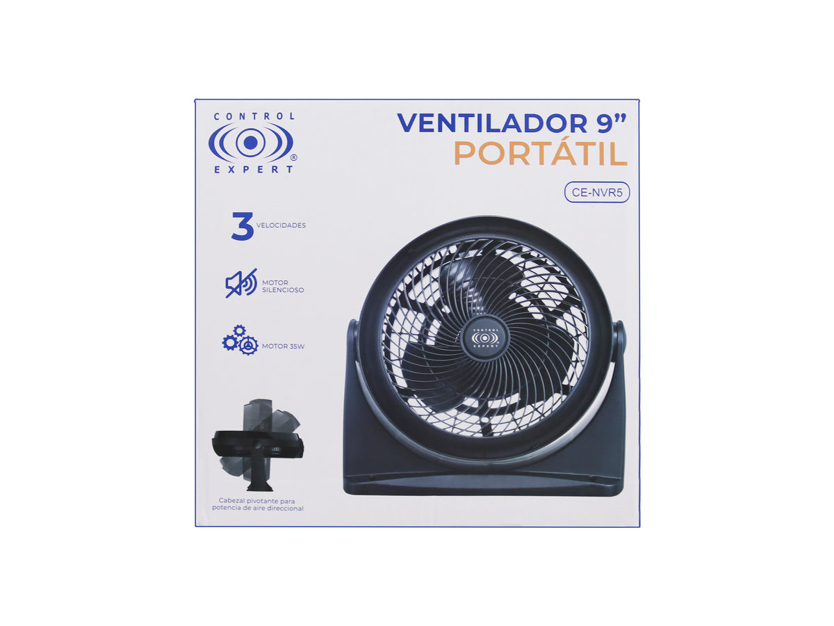 Ventilador Portátil 3 Velocidades para hogar y oficina