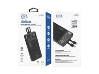 Power Bank Carga Rápida 10,000mah 22.5w Tipo - Negro