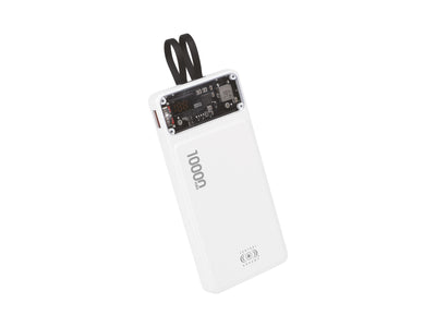 Power Bank Carga Rápida 10,000mah 22.5w Tipo - Blanco