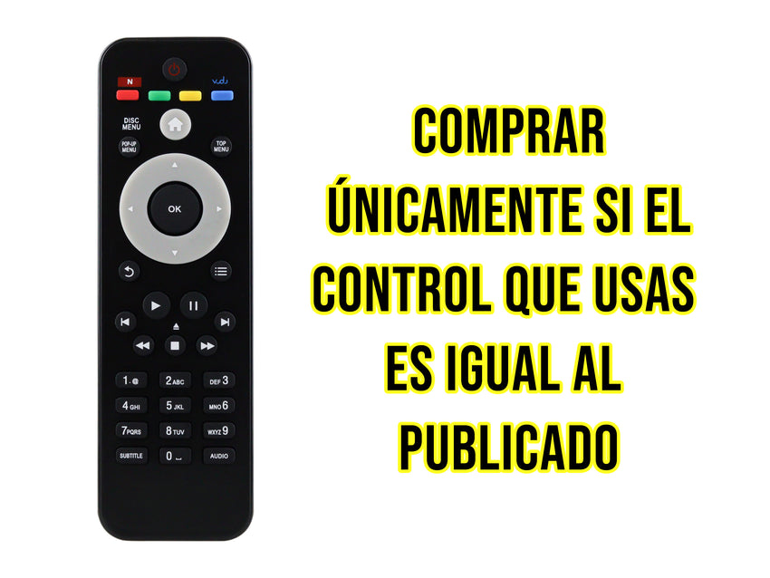 Control para Philips Blu Ray