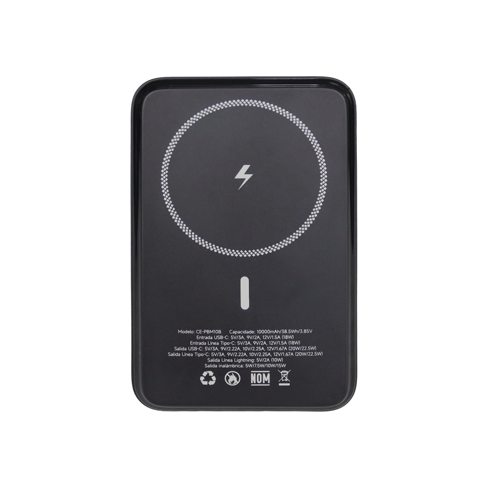 Power Bank Magnética de 10,000 mAh