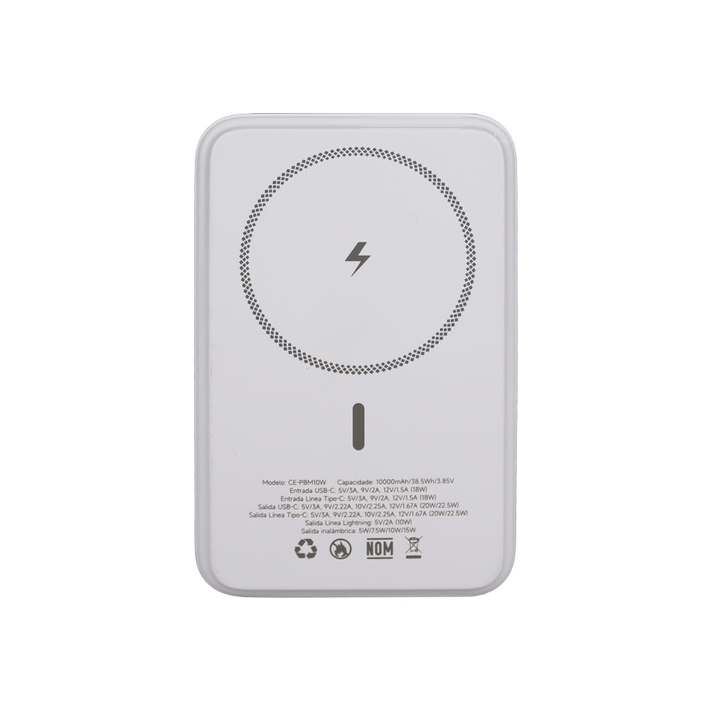 Power Bank Magnética de 10,000 mAh