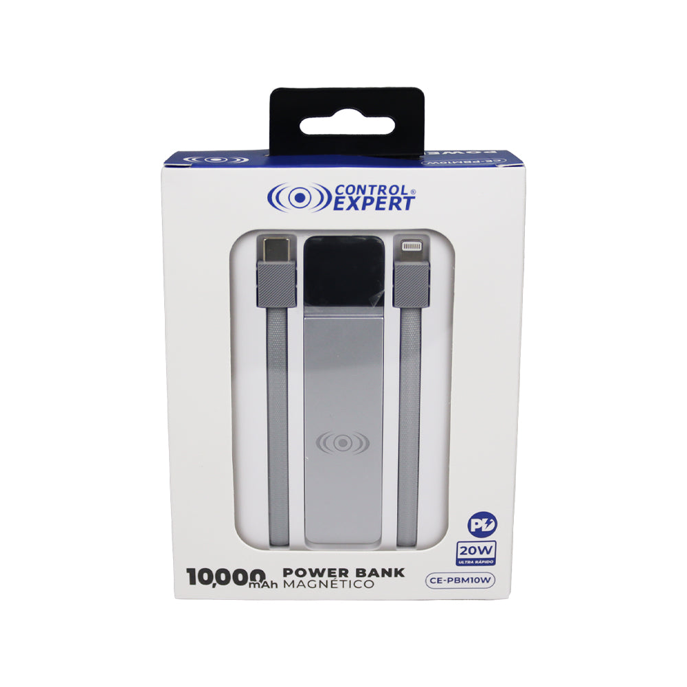 Power Bank Magnética de 10,000 mAh