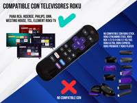 Control Para Element Roku Smart TV