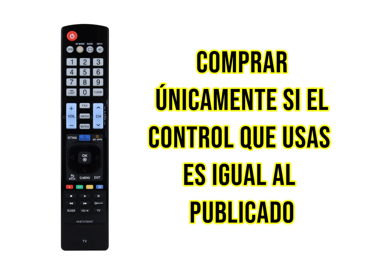 Control Para LG Smart TV