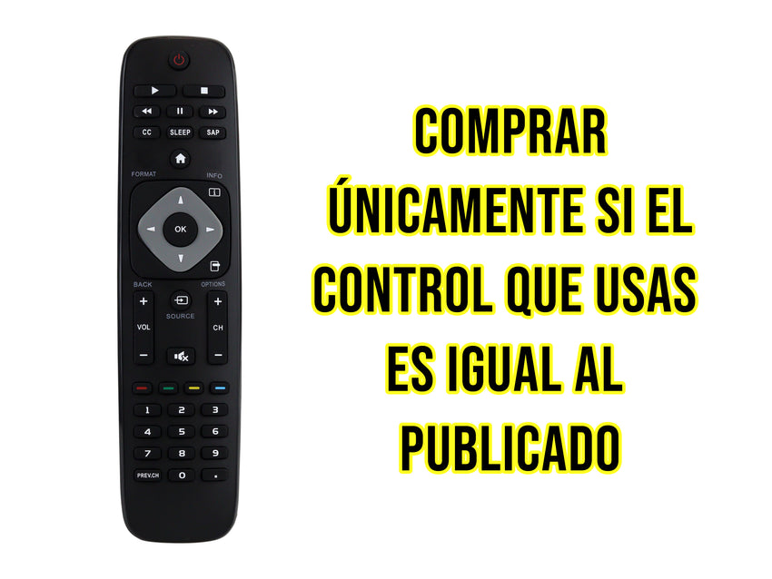 Control para Philips Pantalla