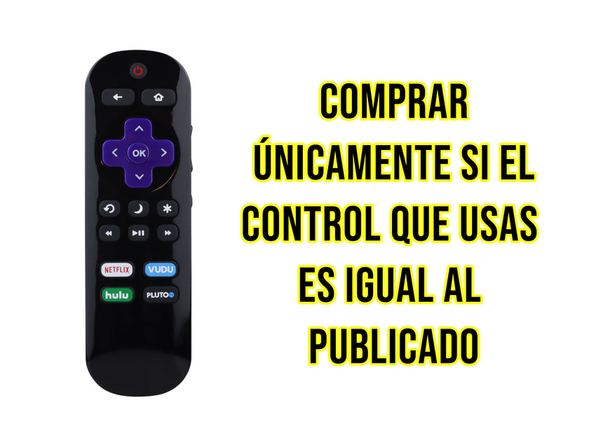 Control para Philips Roku Smart Tv