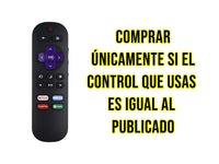 Control Para Atvio Roku Smart TV