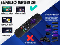 Control Para Sharp Roku Smart TV