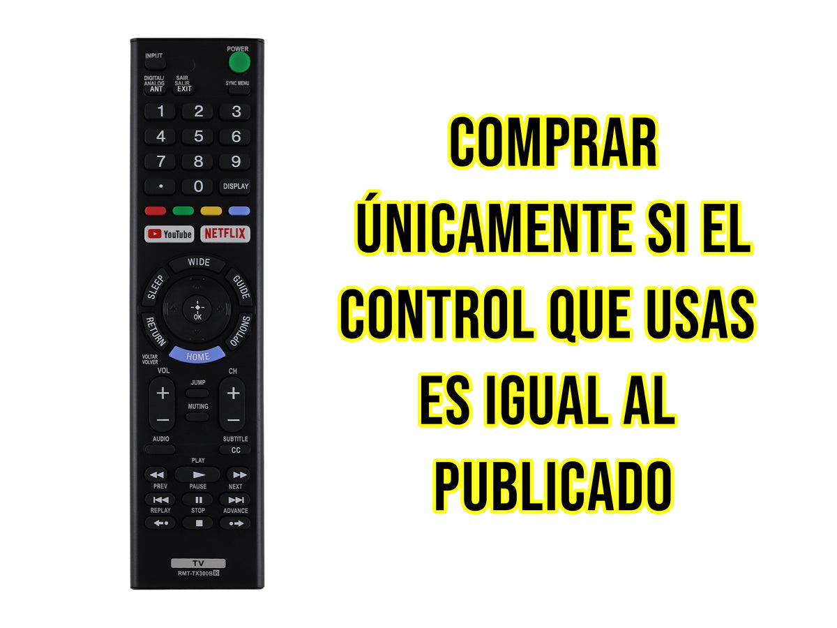 CONTROL PREMIUM P/ SONY NETFLIX Y YOUTUBE