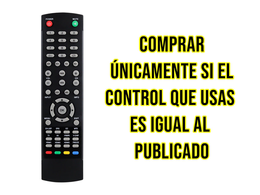 Control Para RCA Pantalla