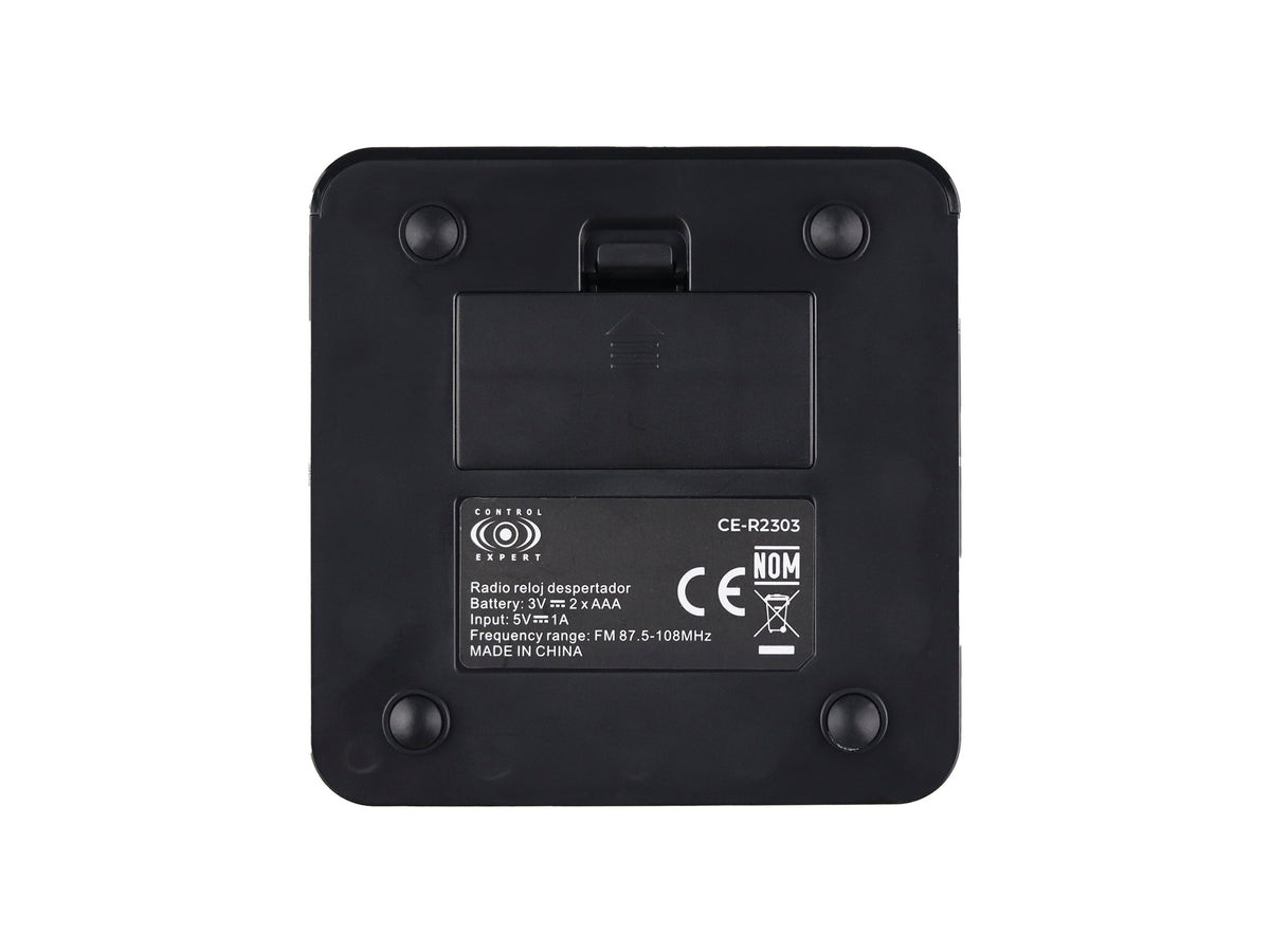 Radio Despertador con Alarma Digital con Radio FM