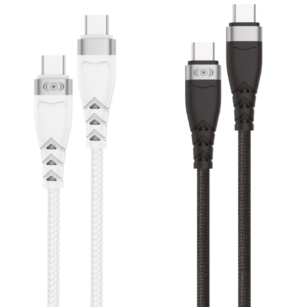 Cable USB C a USB C 1 Metro 60W 3A Reforzado carga Rápida