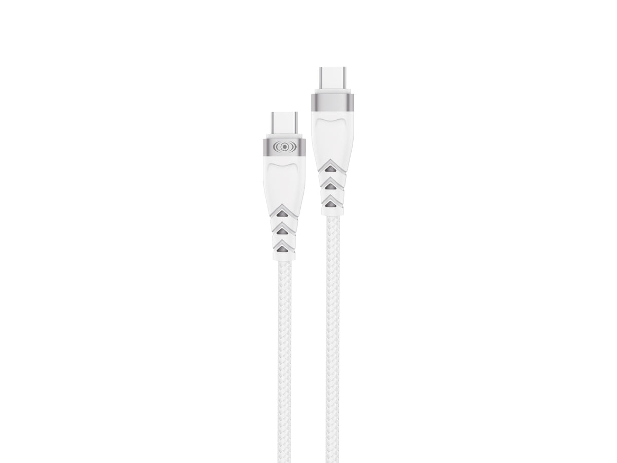 Cable USB C a USB C 1 Metro 60W 3A Reforzado carga Rápida