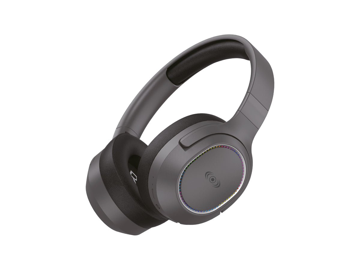 Audífonos Inalámbricos Bluetooth On-Ear 40 hrs, Luz RGB